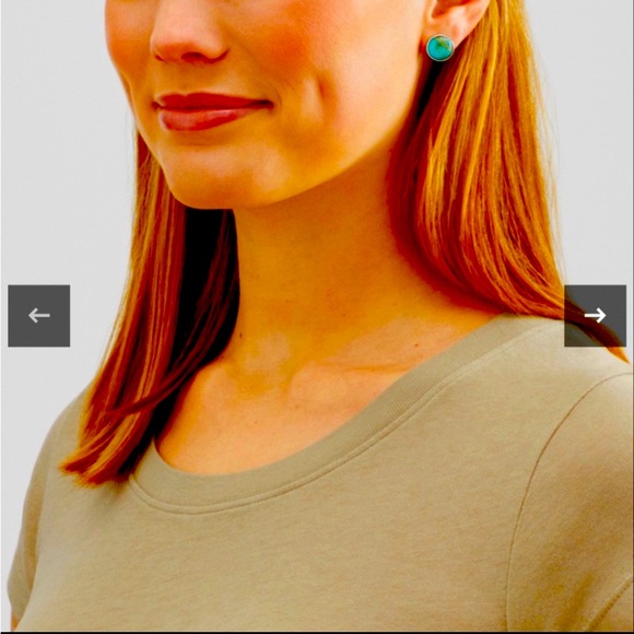 Global Dup Stud Earrings New - Picture 3 of 5